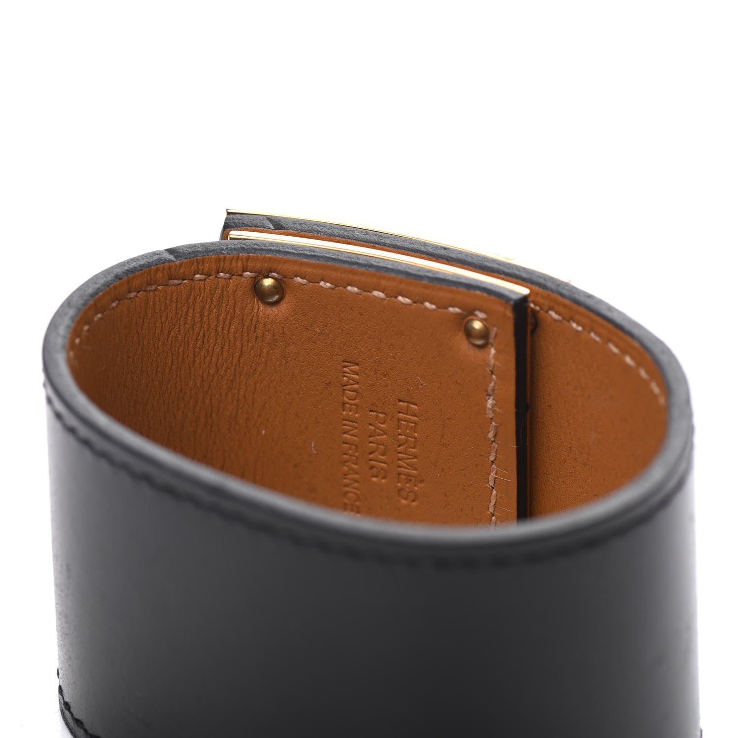 Hermes Box Kelly Dog Bracelet T1 Black 4 of 5