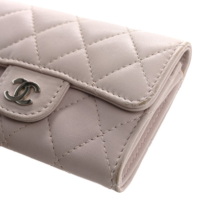 Chanel Lambskin Quilted Flap Card Holder Light Pink 10 of 14