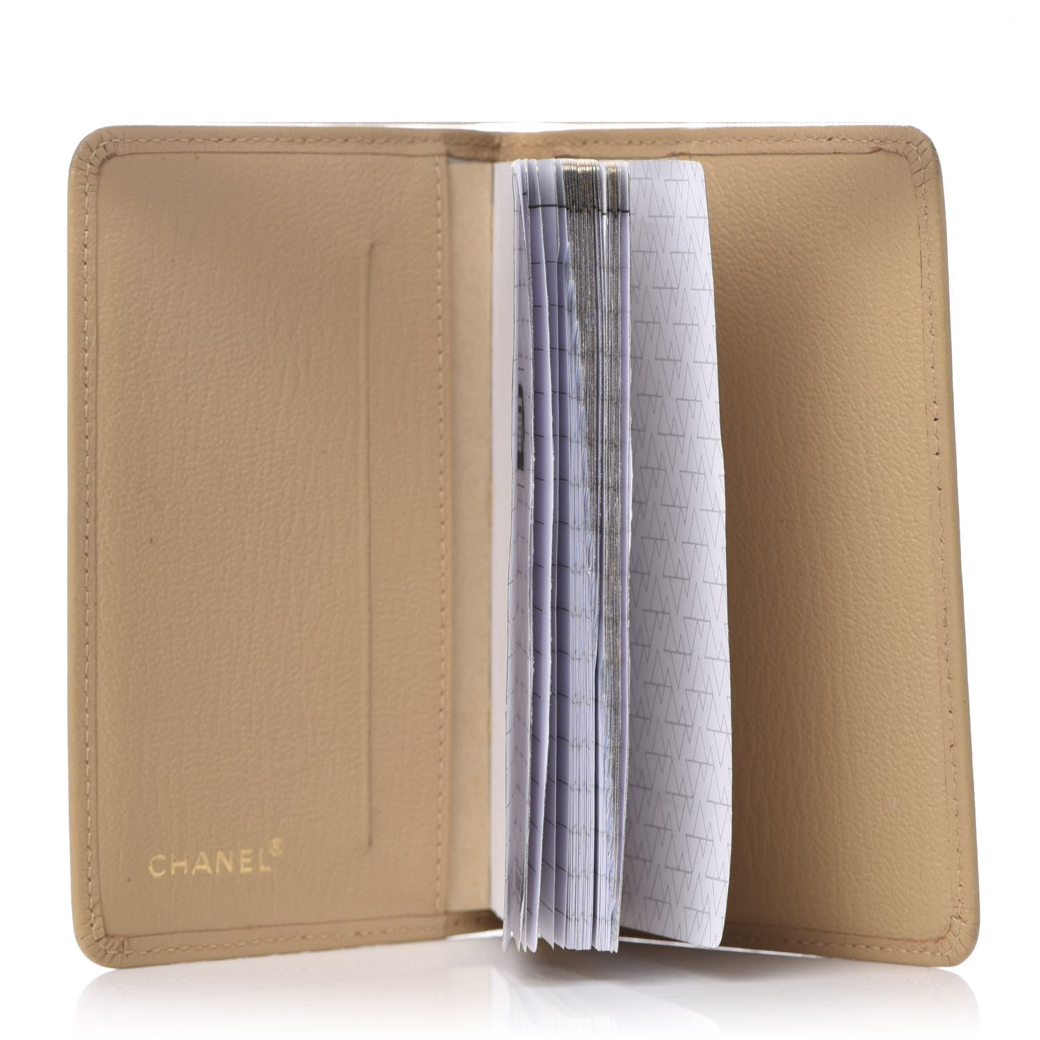 Chanel Goatskin Small Pocket Agenda Cover Beige 4 of 7