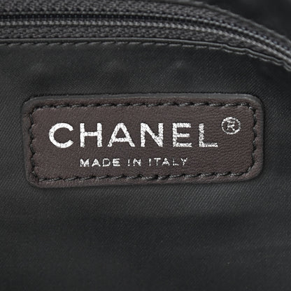 Chanel Calfskin Modern Chain Rhodoid Hobo Black 5 of 9