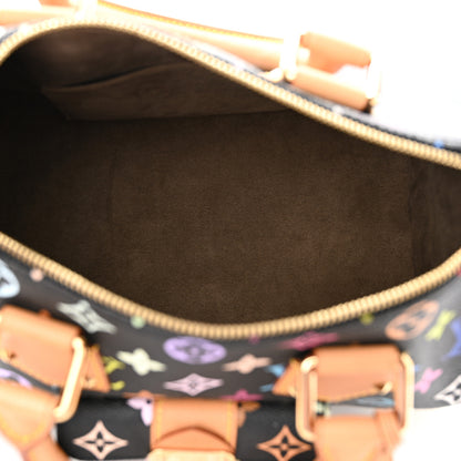 Louis Vuitton Monogram Multicolor Speedy 30 Black 5 of 9