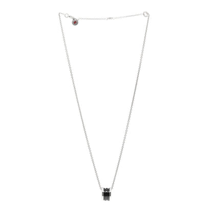 Bulgari Sterling Silver Ceramic Save The Children Pendant Necklace 3 of 4