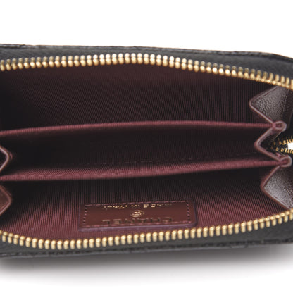Chanel Caviar Quilted Zip Coin Purse Black 5 of 8