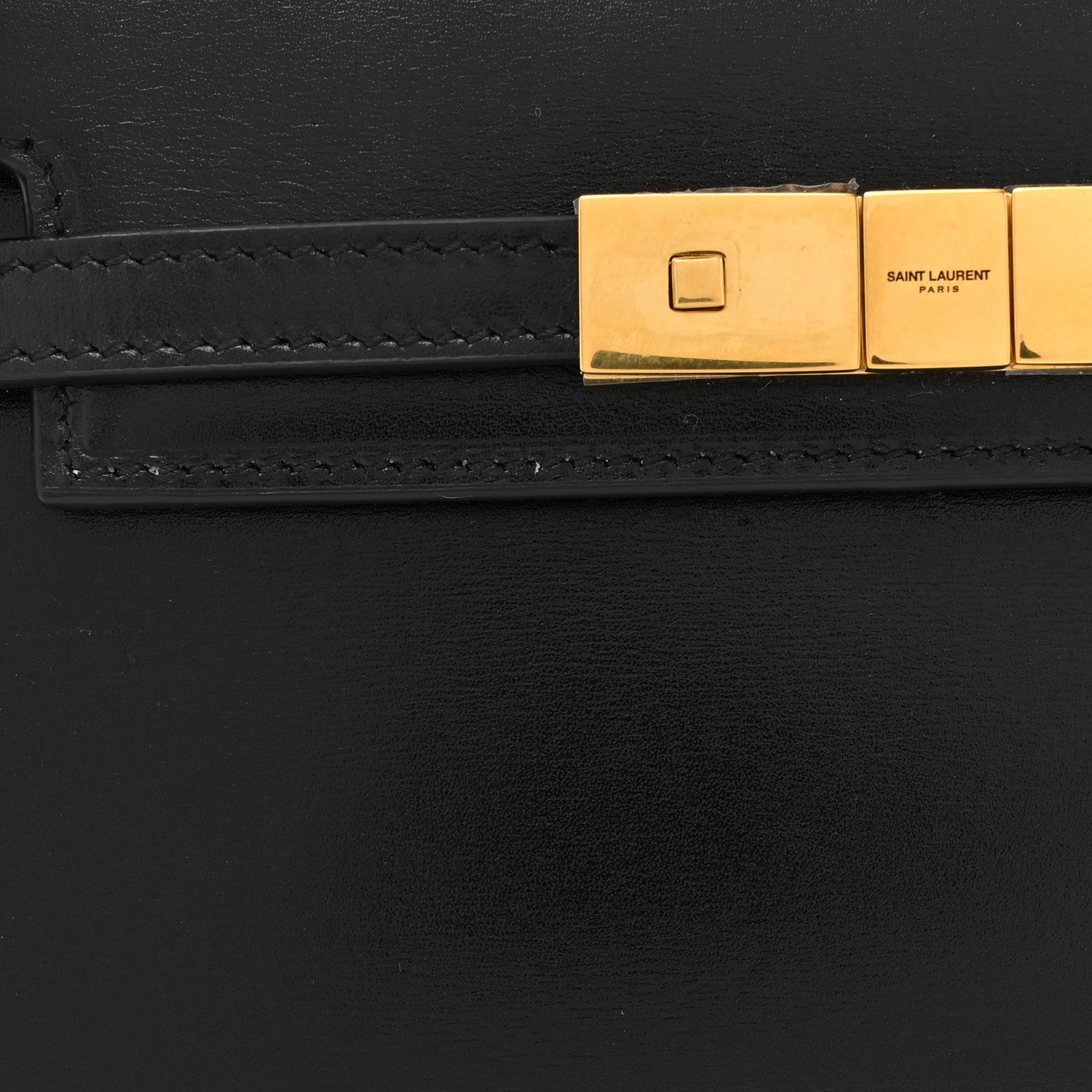 Saint Laurent Smooth Calfskin Mini Manhattan Shoulder Bag Black 8 of 10