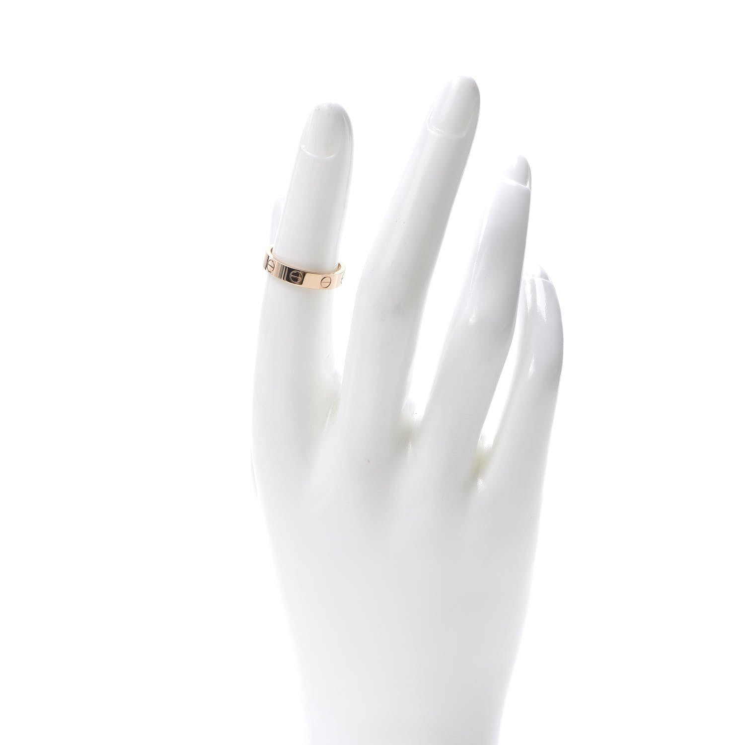Cartier 18K Pink Gold 3.5mm LOVE Wedding Band Ring 50 5.25 2 of 5