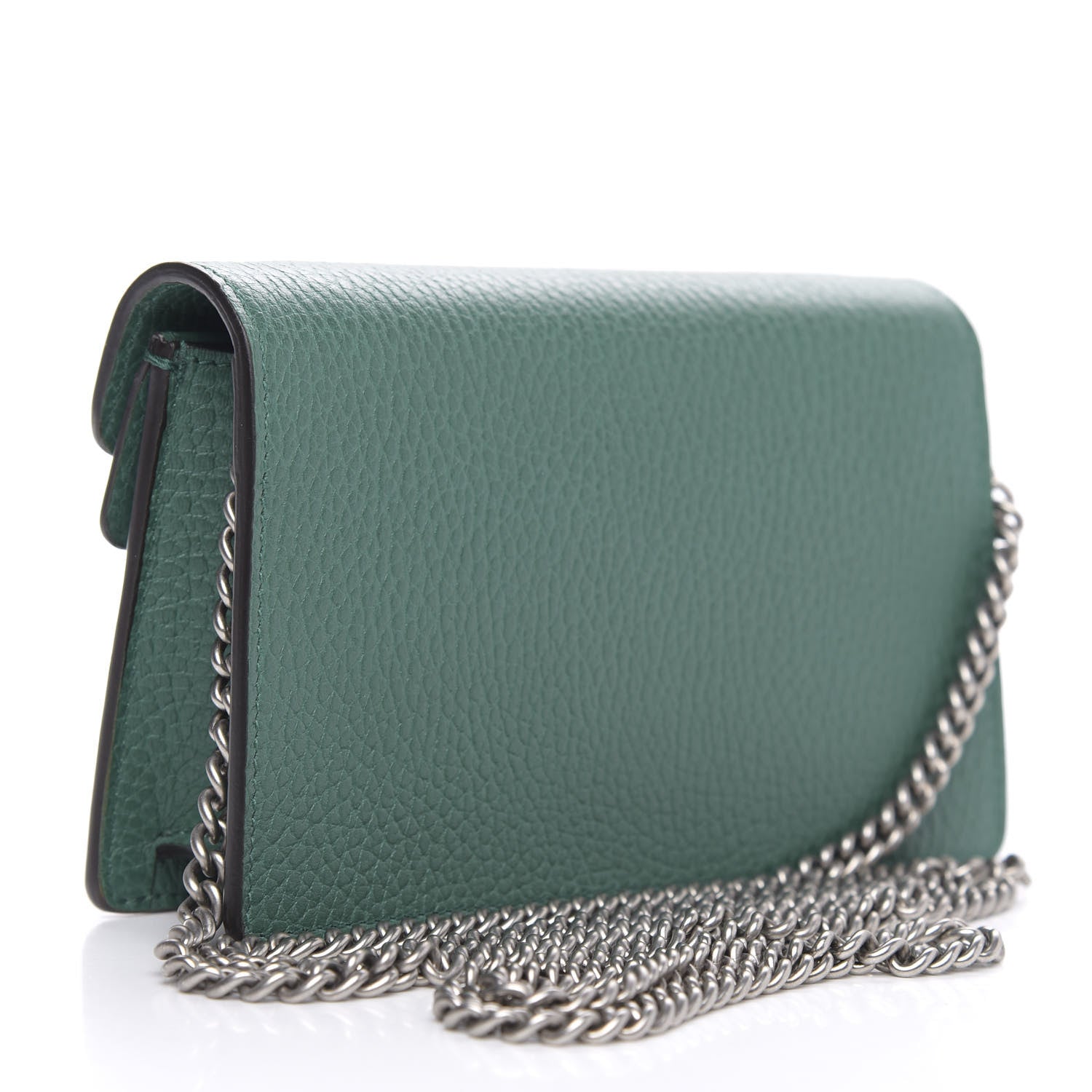 Gucci Calfskin Super Mini Dionysus Shoulder Bag Emerald 3 of 10