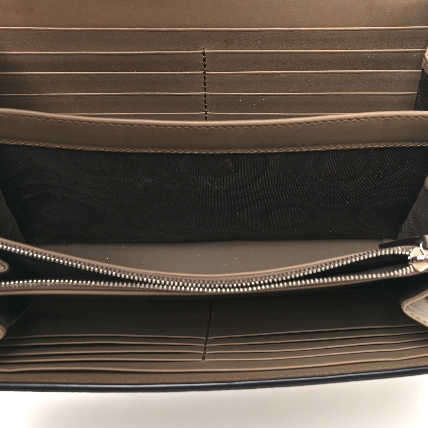 GG Supreme Monogram Mini Dionysus Chain Wallet Beige Taupe