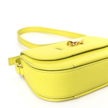 Tom Ford Grained Calfskin Padlock Crossbody Bag Yellow 7 of 8