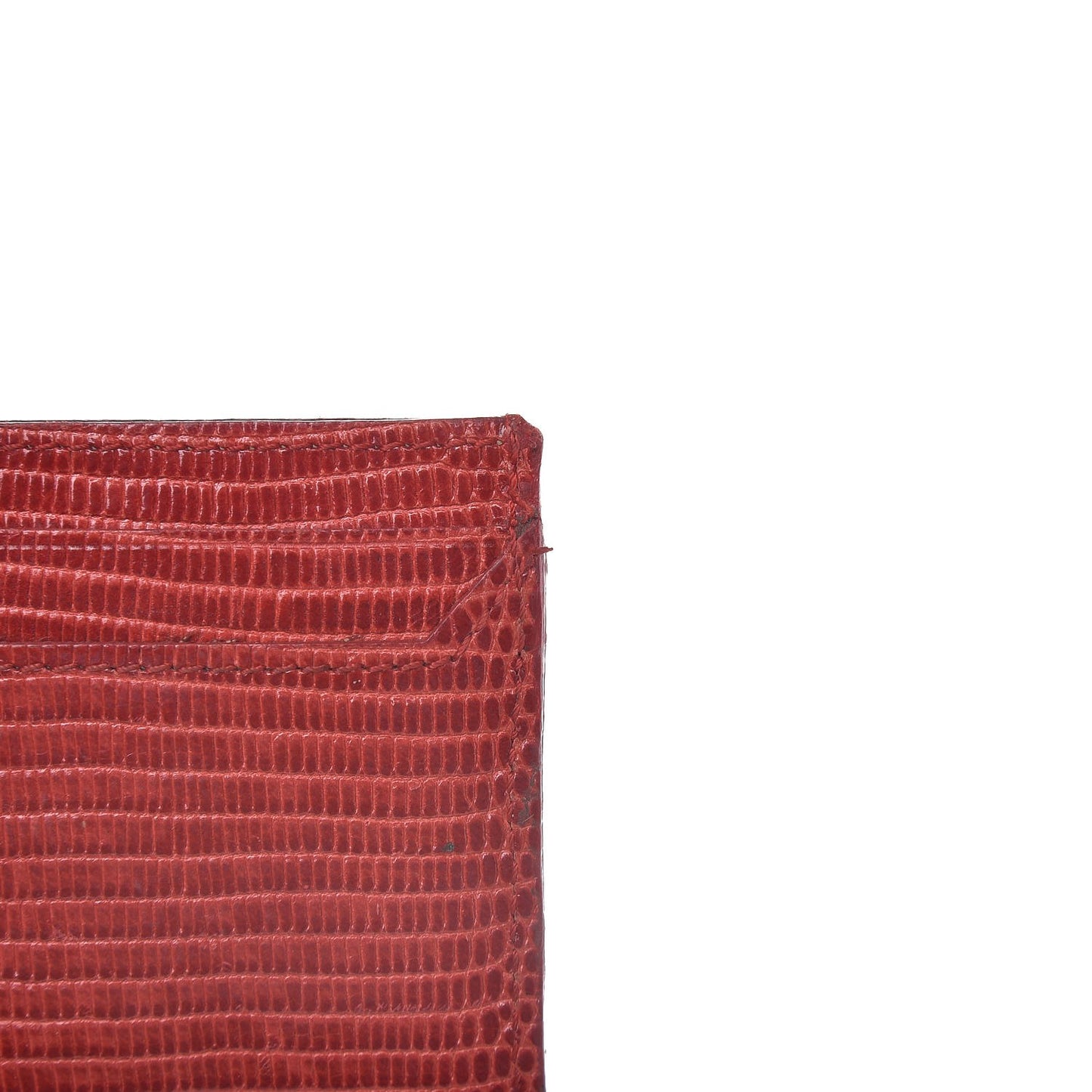 Lizard Card Holder Red