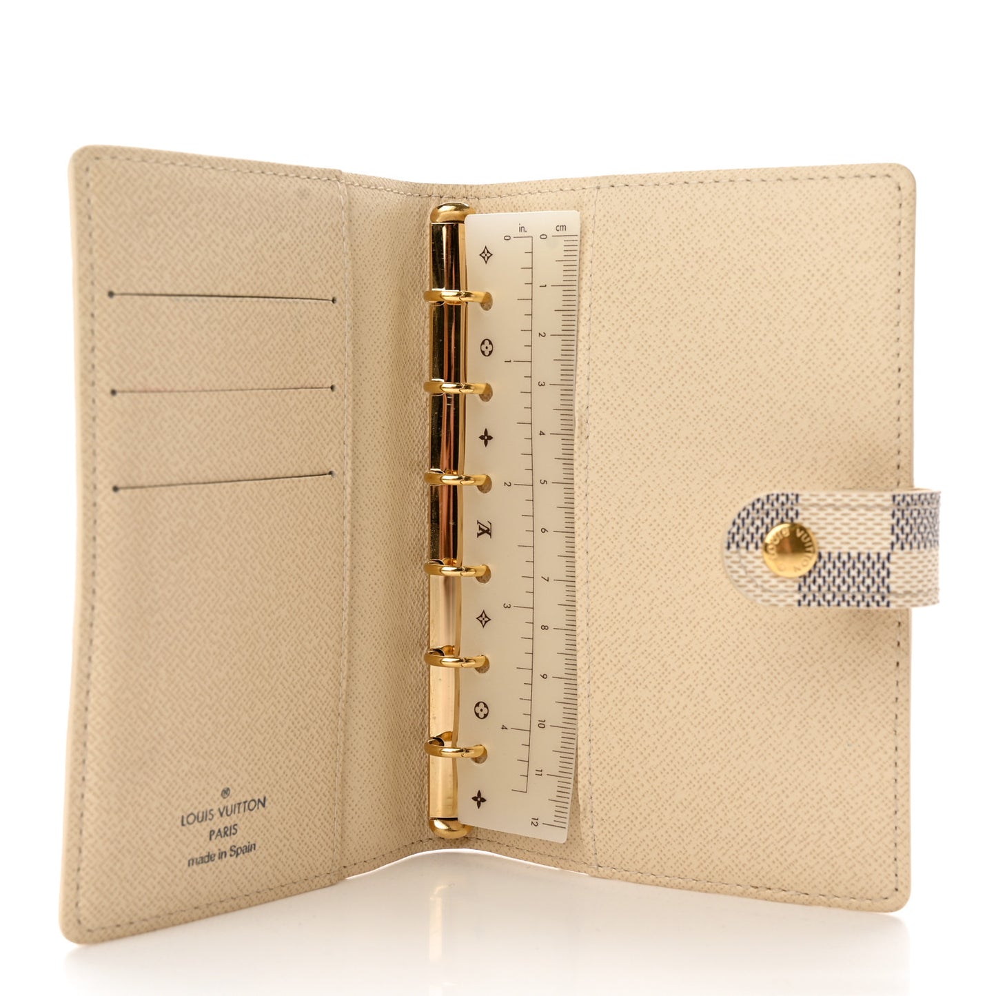 Damier Azur Small Ring Agenda Cover