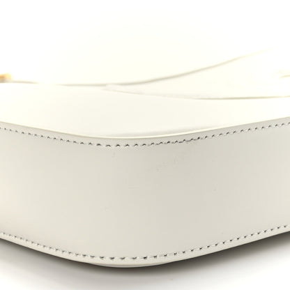 Celine Smooth Calfskin Cuir Triomphe Mini Camera Shoulder Bag White 7 of 8