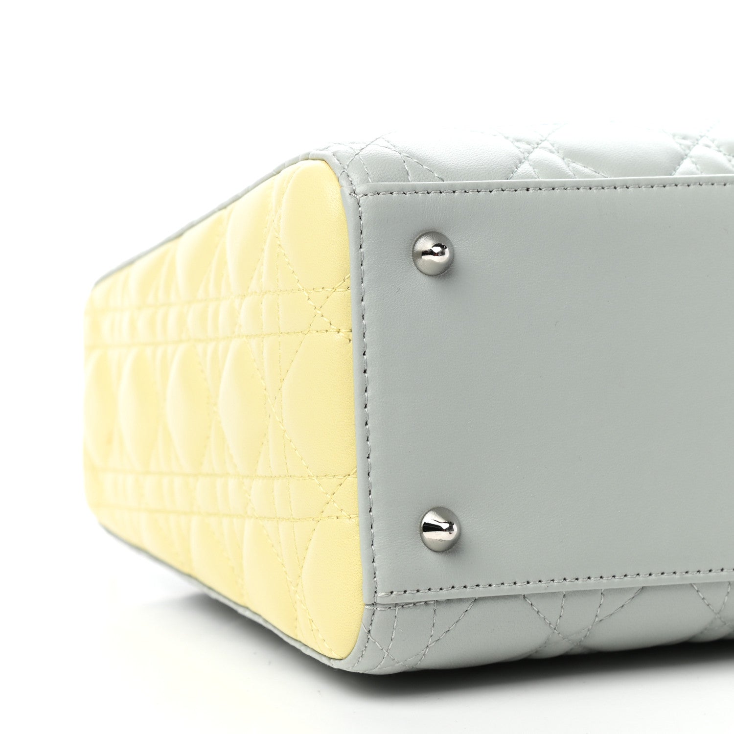 Christian Dior Lambskin Cannage Medium Tri-Color Lady Dior Multicolor 9 of 10
