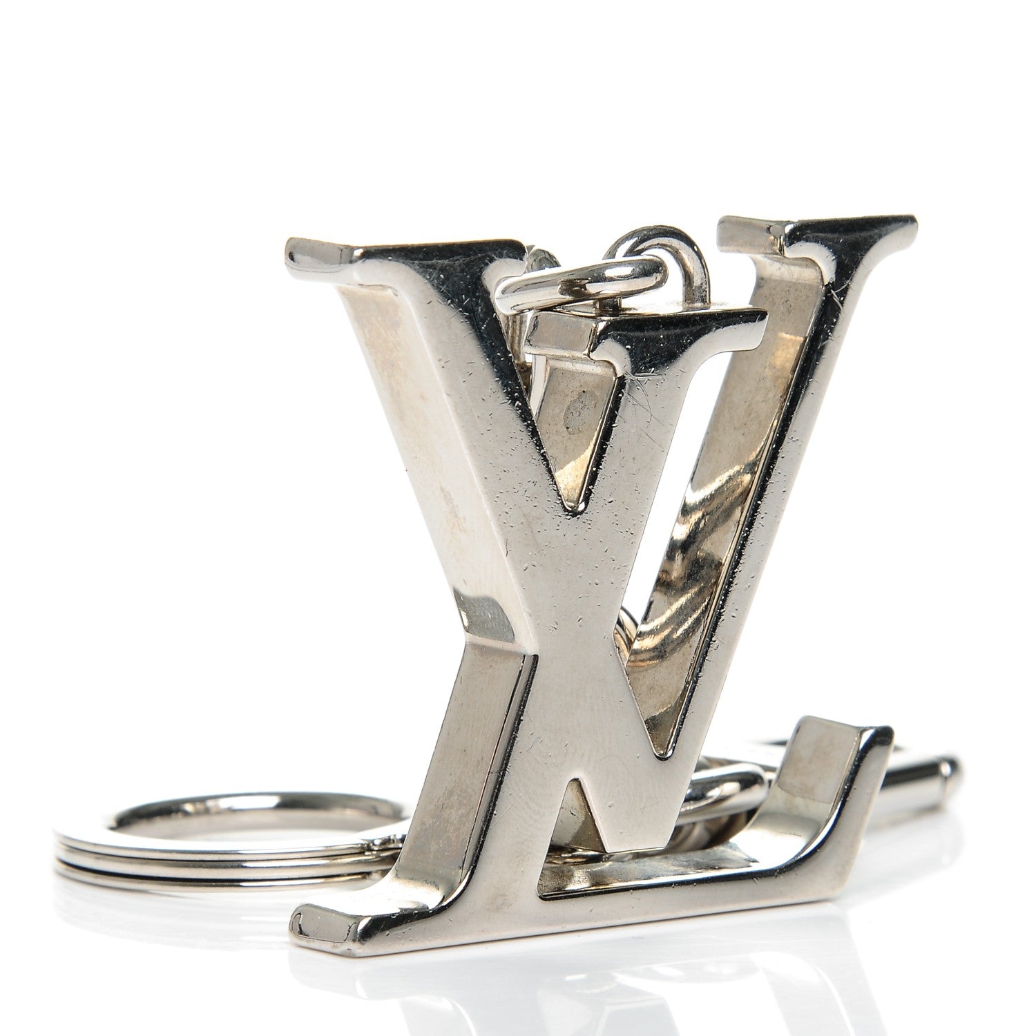 Louis Vuitton LV Initials Key Chain Holder Silver 5 of 5