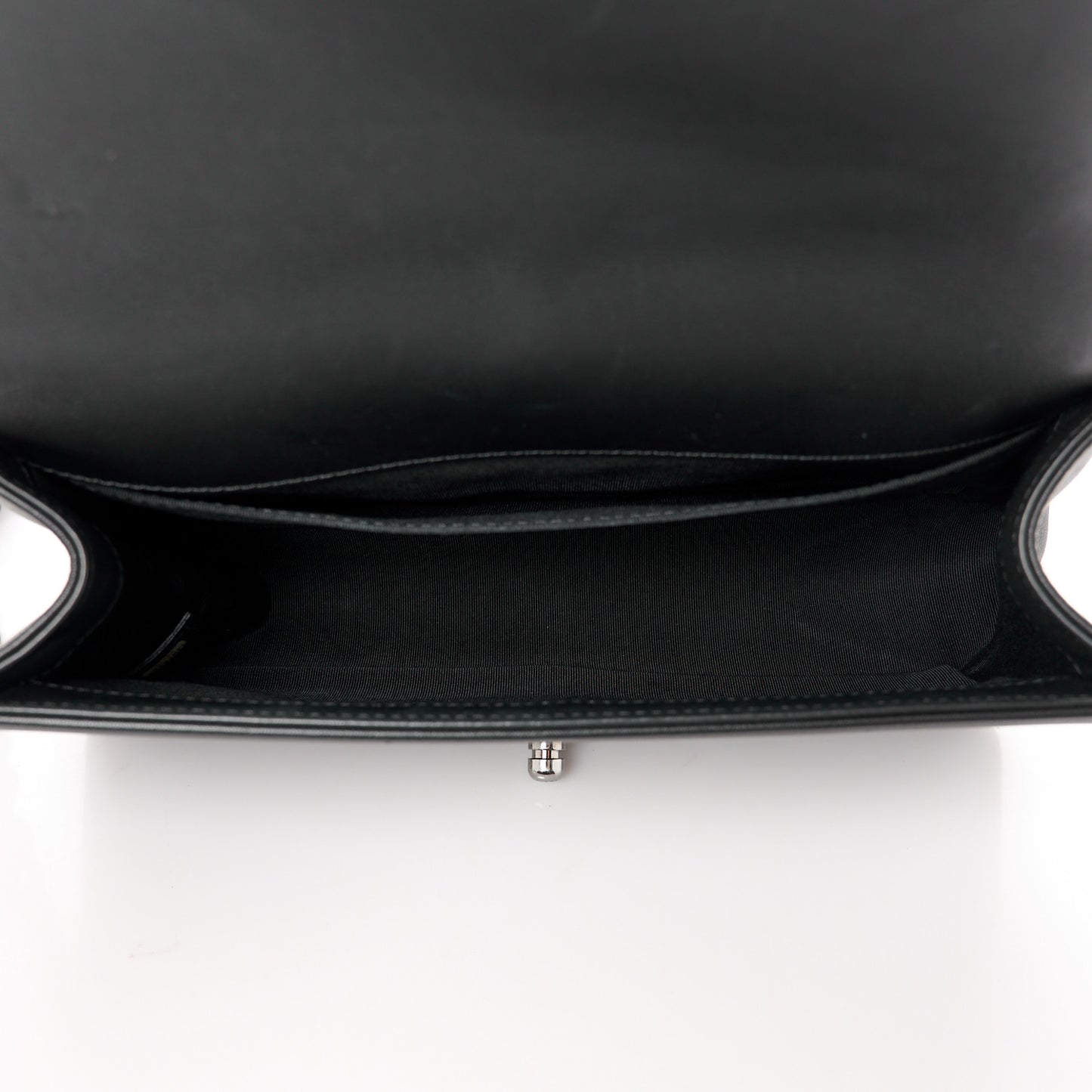 Calfskin Pearl Tweed Medium Boy Flap Black