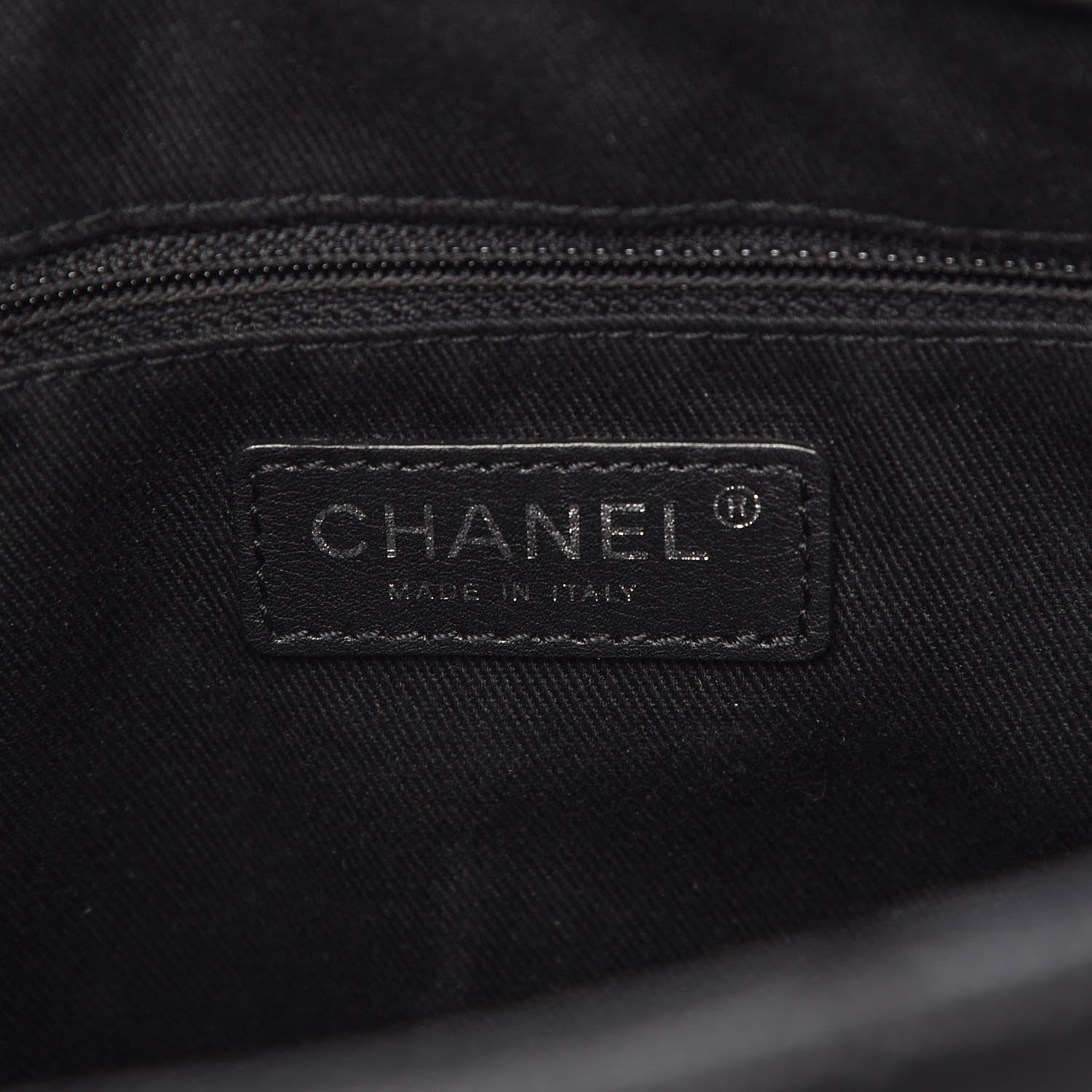 Chanel Caviar Quilted CC Timeless Soft Tote Black 6 of 7