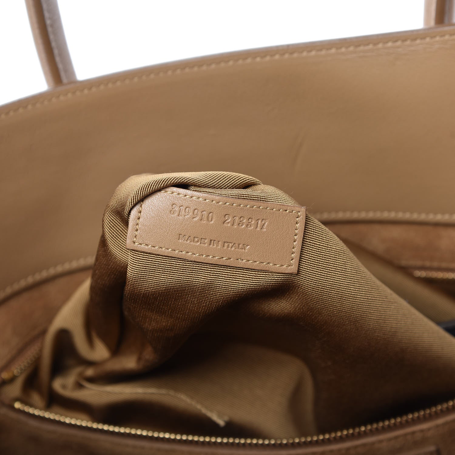 Saint Laurent Calfskin Large Sac de Jour Carryall Tan 10 of 11