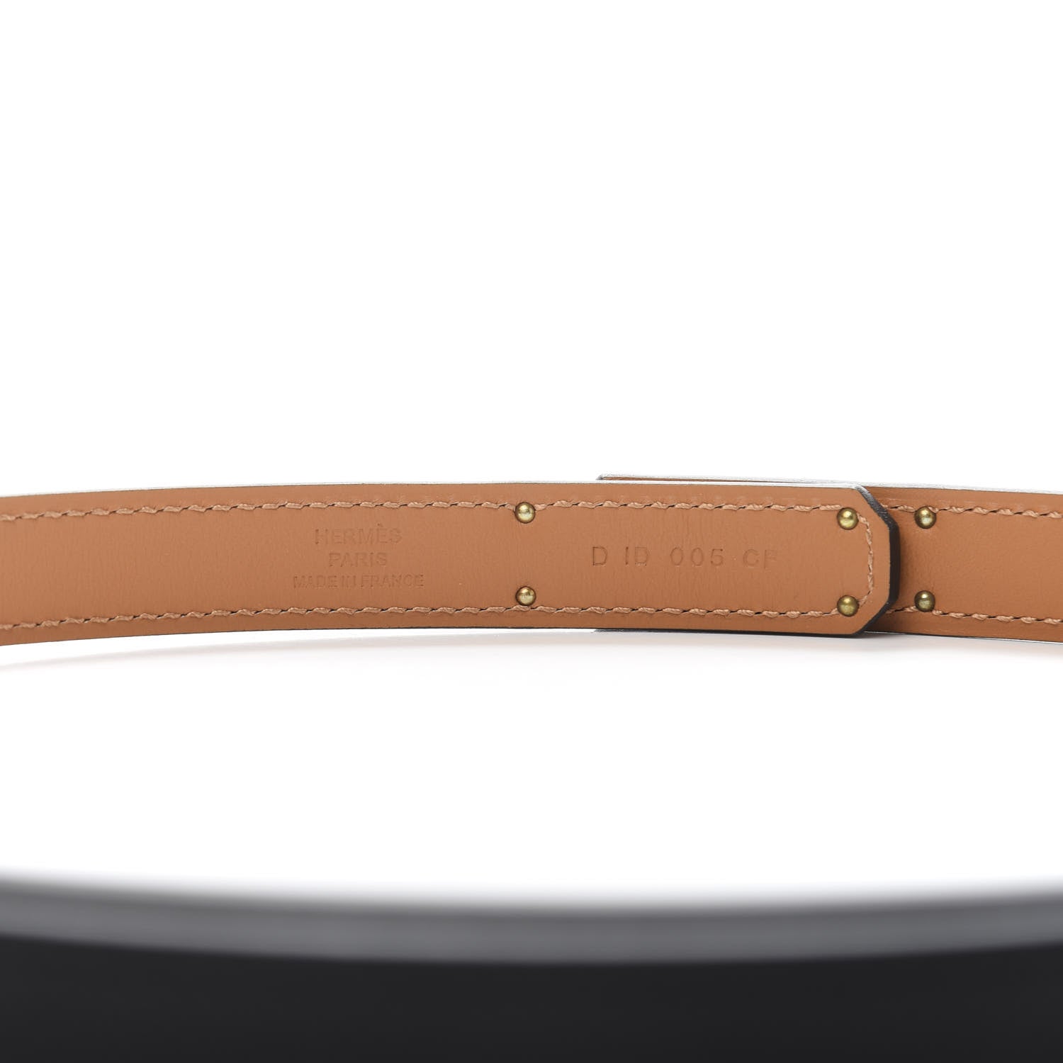 Hermes Epsom Kelly Belt Black 3 of 6