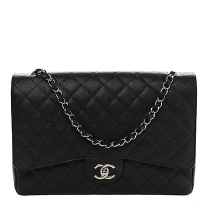 Chanel Caviar Quilted Maxi Double Flap Black 1 of 15