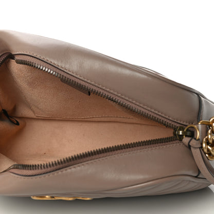 Gucci Calfskin Matelasse Small GG Marmont Chain Shoulder Bag Porcelain Rose 5 of 12