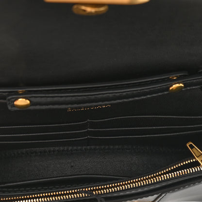 Balenciaga Shiny Box Calfskin Hourglass Chain Bag Black 5 of 8