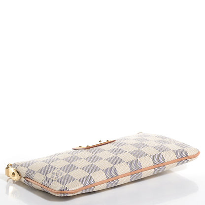 Louis Vuitton Damier Azur Pochette Milla MM 4 of 7
