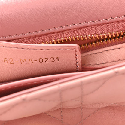 Christian Dior Lambskin Cannage Gradient Small Caro Bag Pink 7 of 9