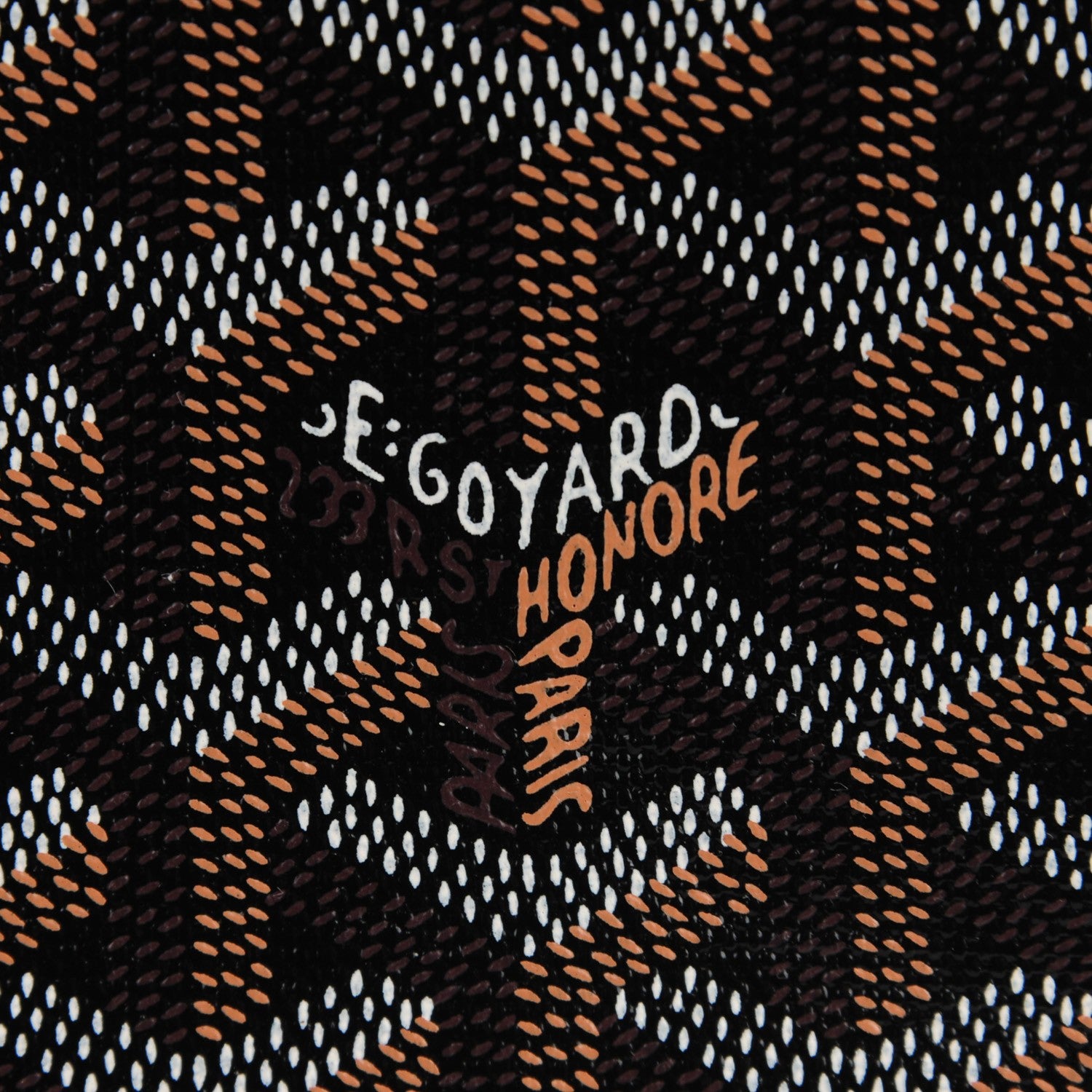 Goyard Goyardine Senat Pochette MM Black Gold 8 of 10