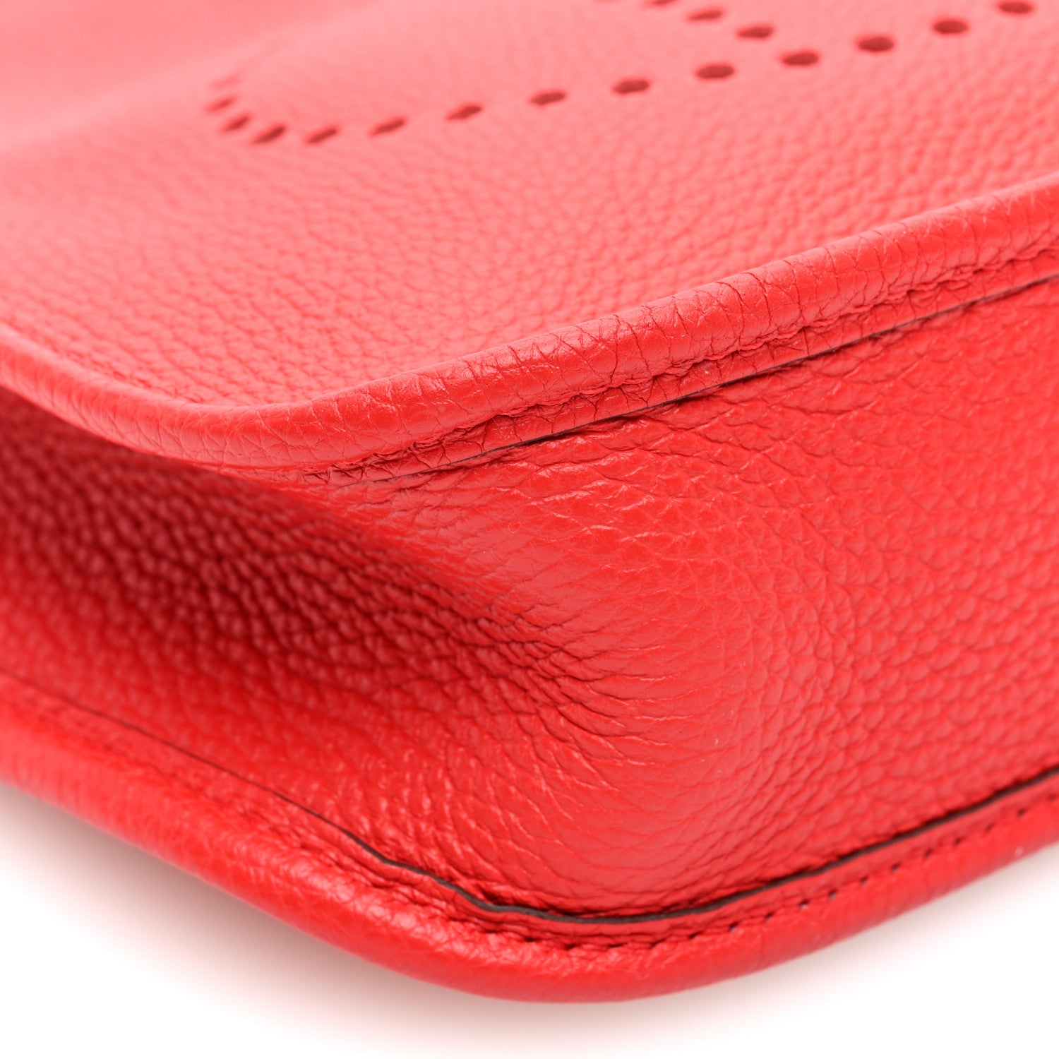 Hermes Taurillon Clemence Evelyne TPM Rouge Casaque 9 of 10