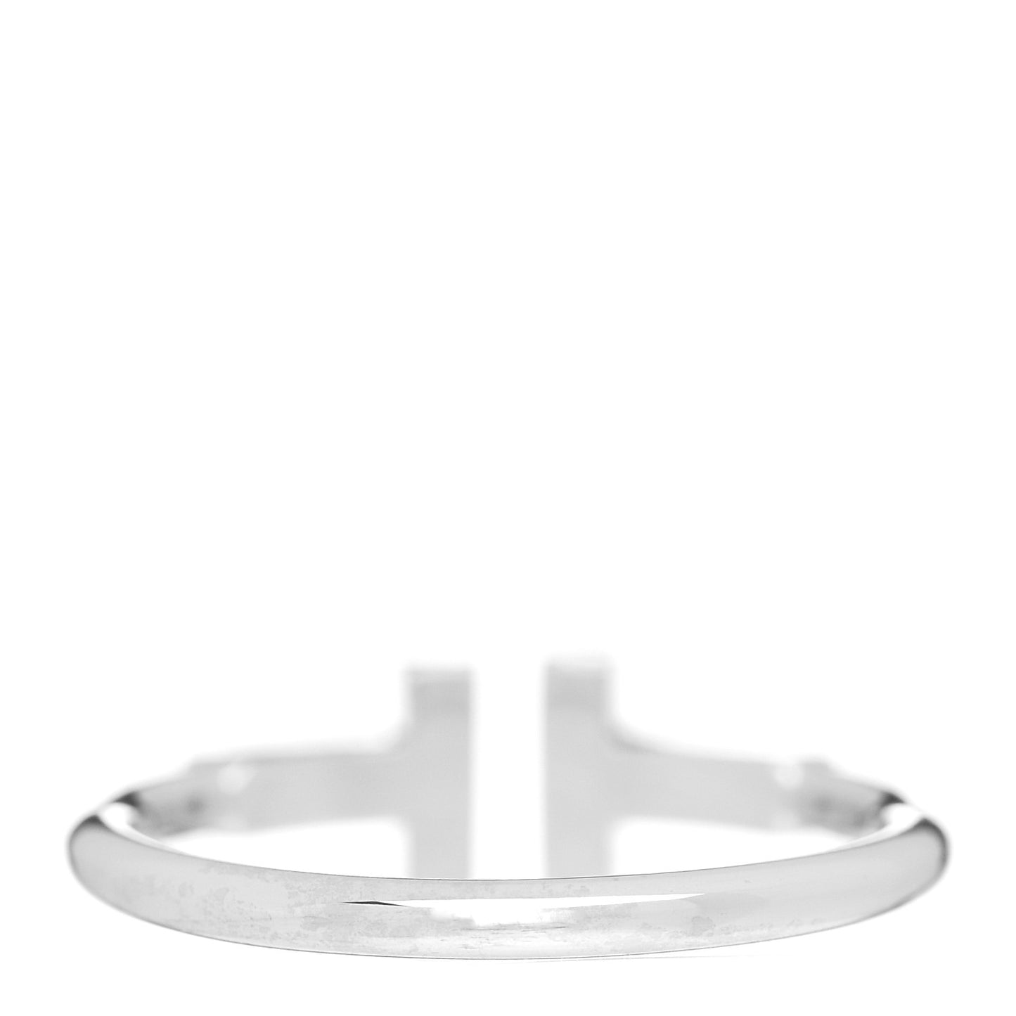 18K White Gold T Wire Ring 52 6