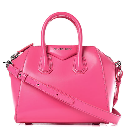 Givenchy Shiny Lord Calfskin Mini Antigona Shocking Pink 1 of 10