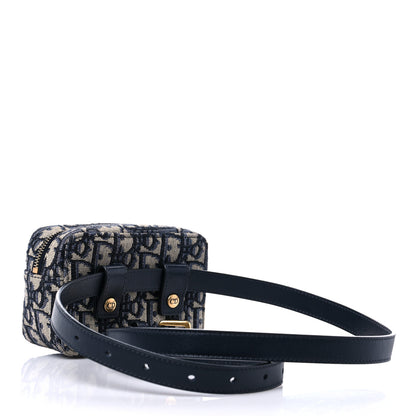 Christian Dior Oblique Belt Pouch Blue 3 of 9