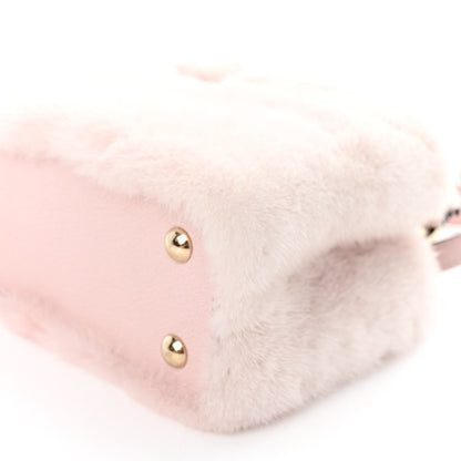Louis Vuitton Mink Calfskin Goatskin Capucines Mini Rosewater Pink 9 of 9