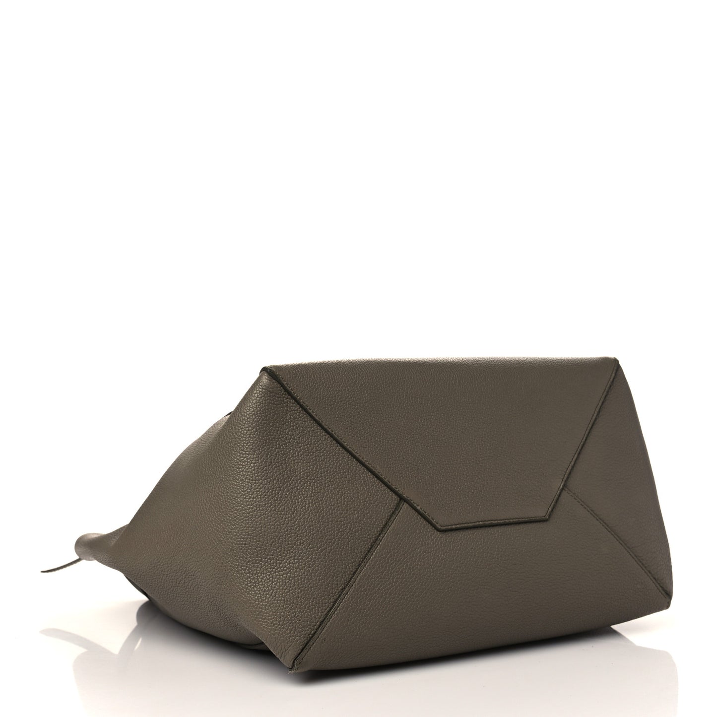 Soft Grained Calfskin Small Belt Cabas Phantom Taupe