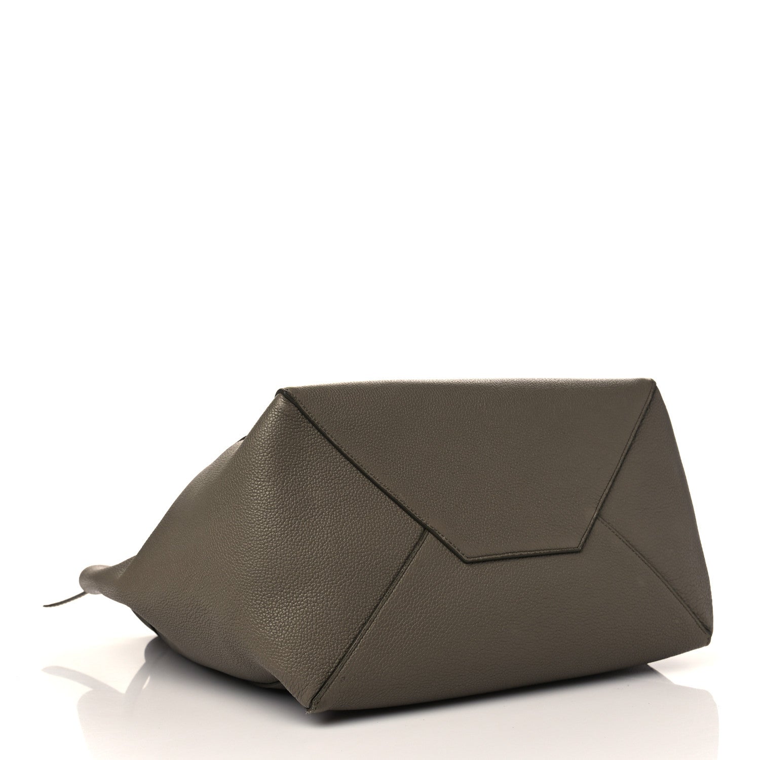 Celine Soft Grained Calfskin Small Belt Cabas Phantom Taupe 4 of 7