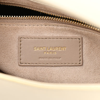 Saint Laurent Smooth Calfskin Le 5 A 7 Hobo Blanc Vintage 6 of 11