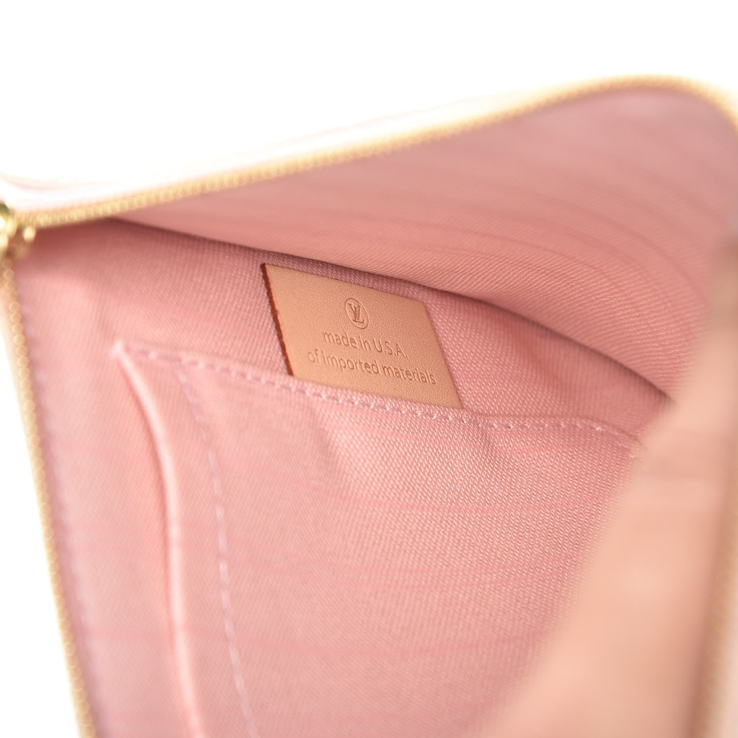 Louis Vuitton Damier Azur Neverfull MM GM Pochette Rose Ballerine 7 of 8