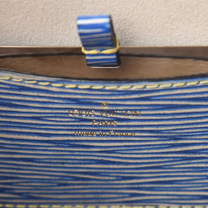 Louis Vuitton Epi Twist Shoulder Bag MM Denim Light 6 of 11