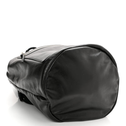 Saint Laurent Smooth Calfskin City Sailor Drawstring Backpack Black 5 of 11