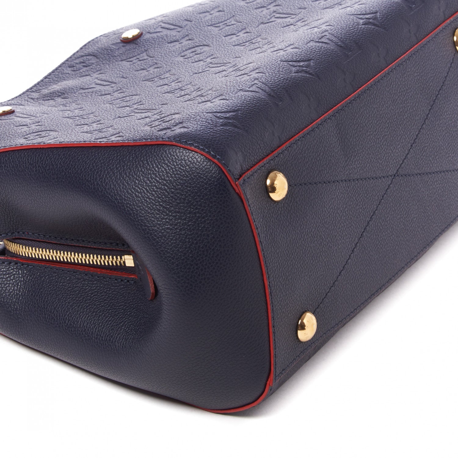 Louis Vuitton Empreinte Montaigne MM Marine Rouge 6 of 7