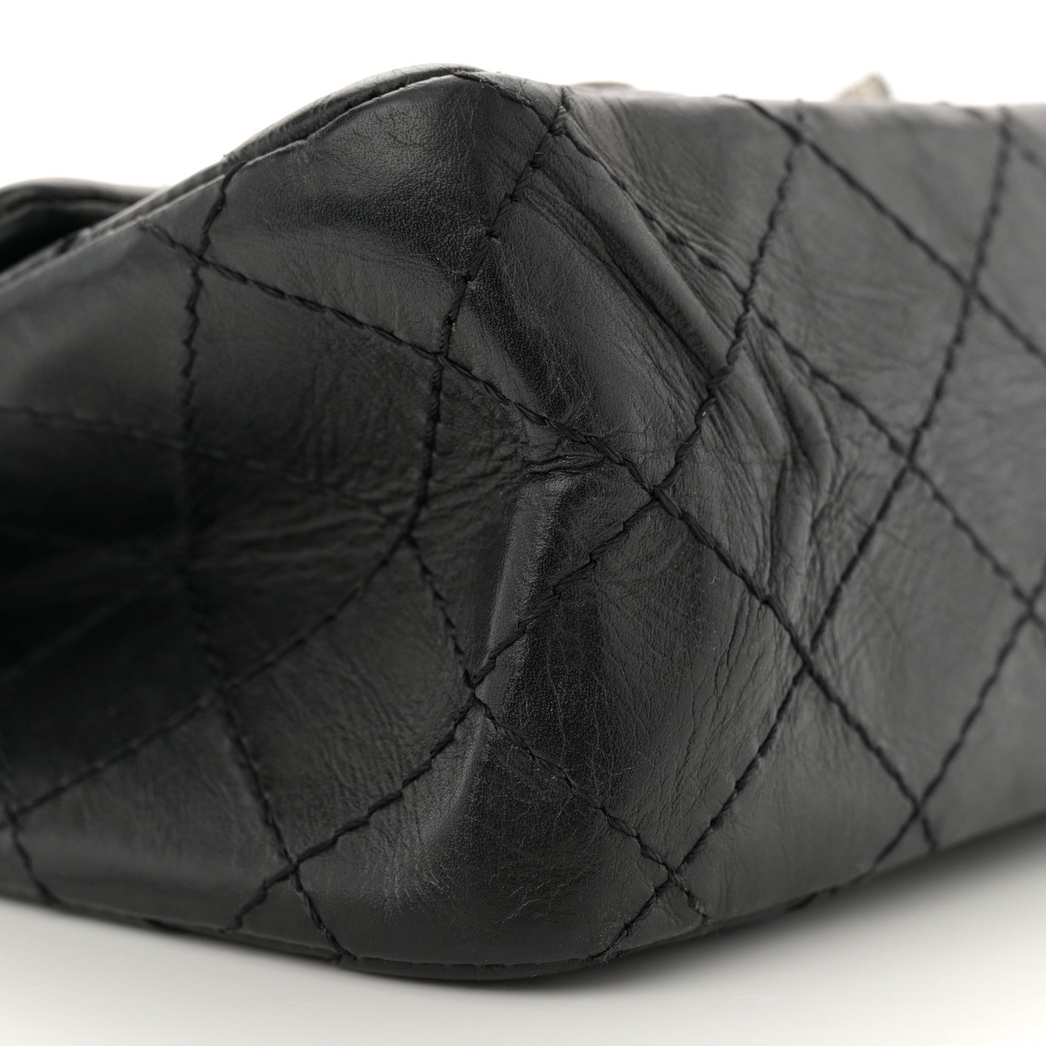 Chanel Aged Calfskin Lucky Charms 2.55 Reissue 225 Flap Black 9 of 11