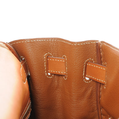 Hermes Natural Barenia Kelly Retourne 32 Fauve 11 of 40