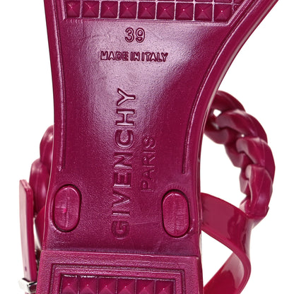 Givenchy Jelly Chain Sandal Flats 39 Pink 6 of 7