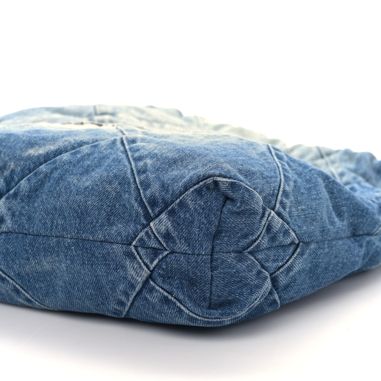 Chanel Denim Quilted Small Chanel 22 Blue 10 of 10