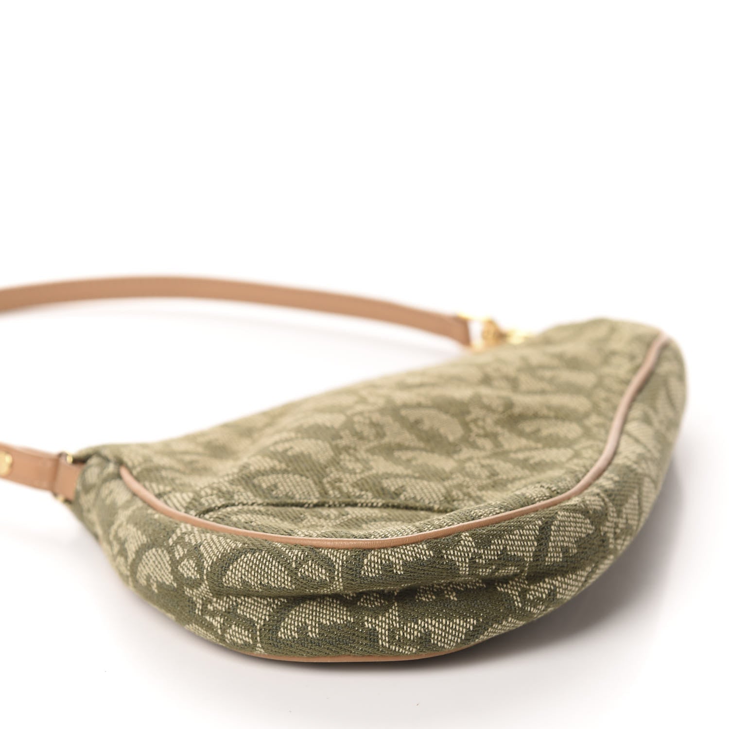 Christian Dior Monogram Mini Saddle Pochette Green 4 of 10