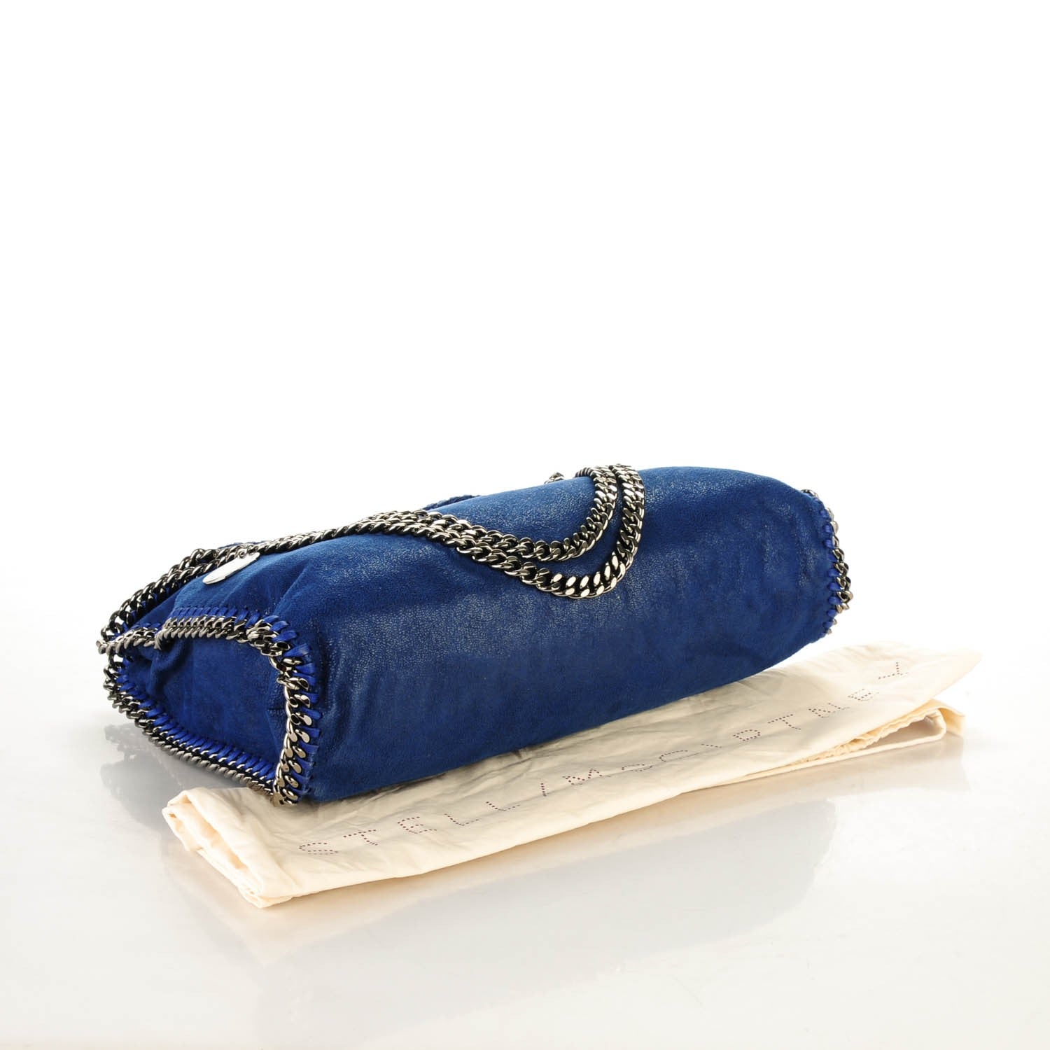 Stella McCartney Shaggy Deer Small Falabella Tote Beau Blue 4 of 9