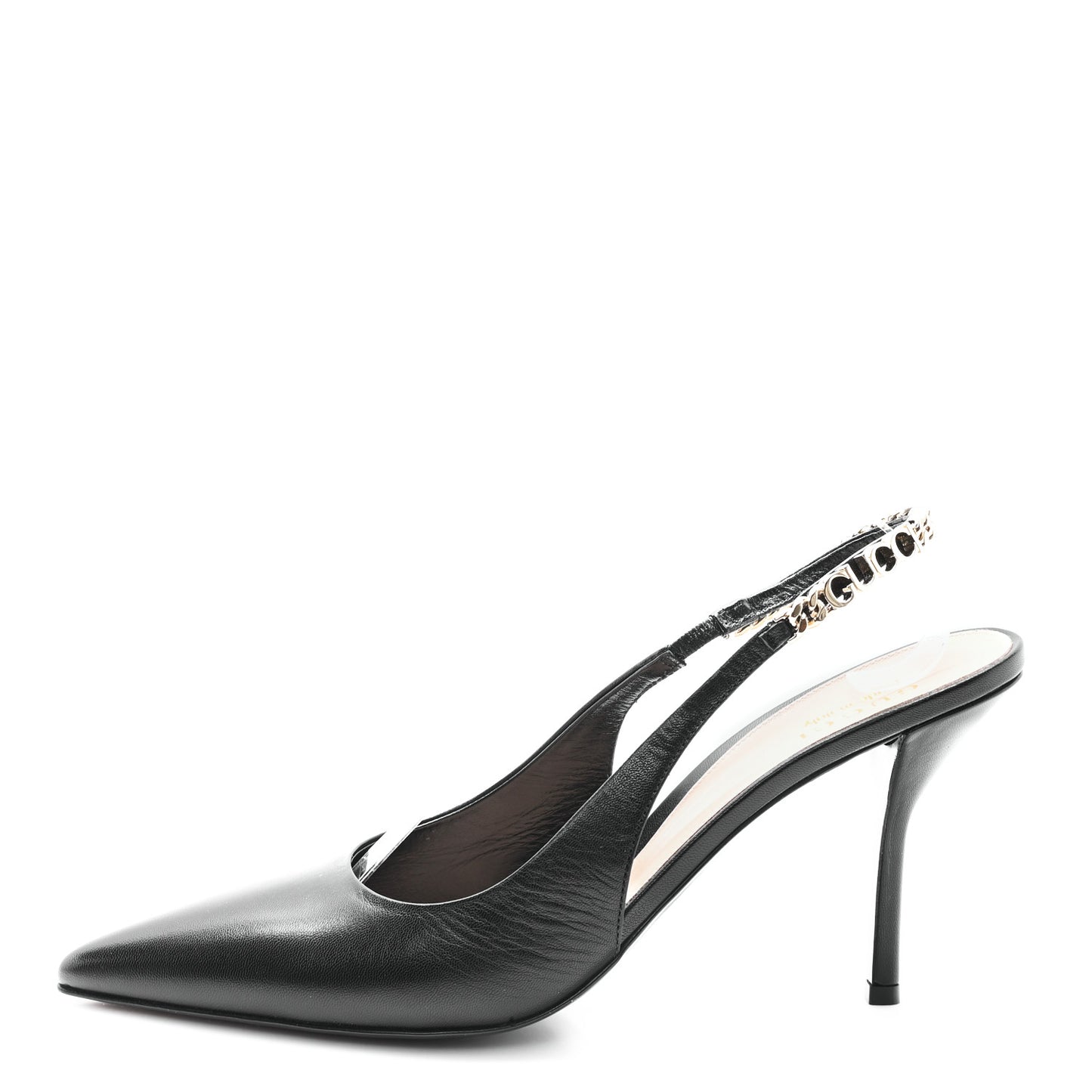 Malaga Kid 85mm Slingback Pumps 40 Black