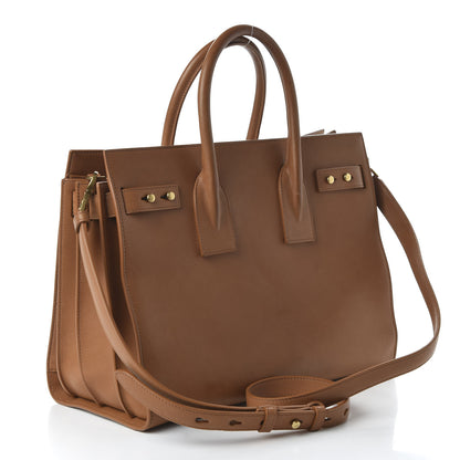 Saint Laurent Grained Calfskin Small Supple Sac De Jour Tan 4 of 10