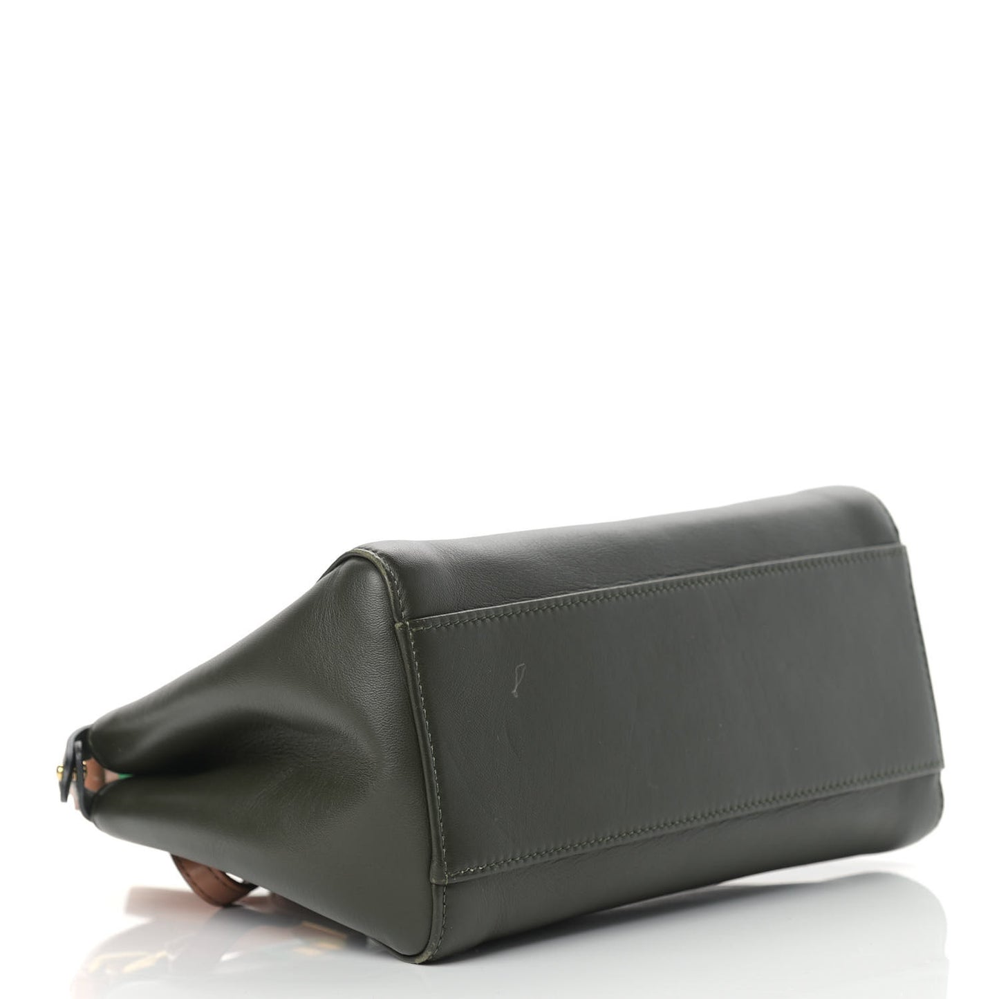Nappa Colorblock Mini Peekaboo Iconic Satchel Oliva Vacchetta Powder Pink