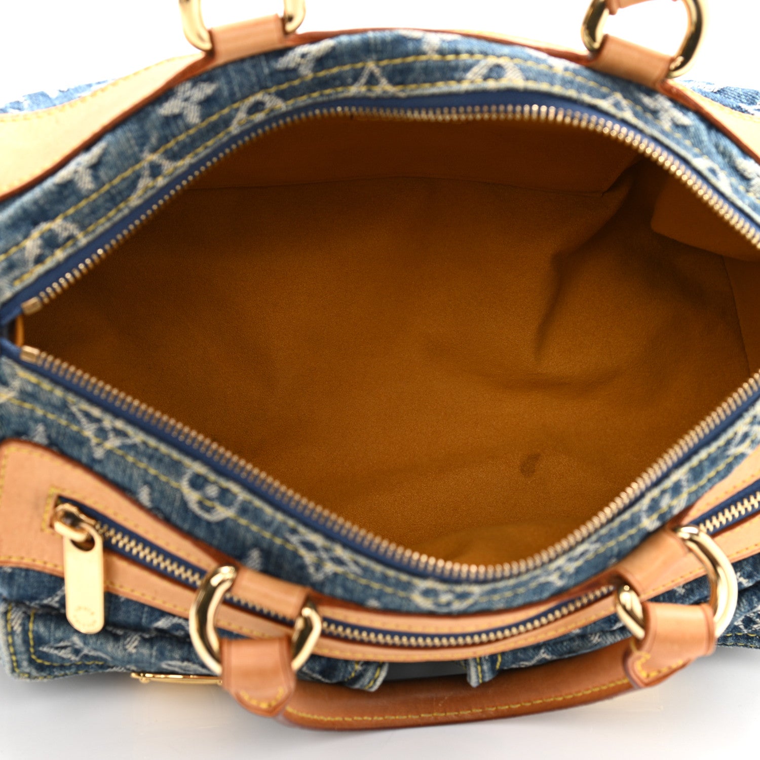 Louis Vuitton Monogram Denim Neo Speedy Blue 5 of 13
