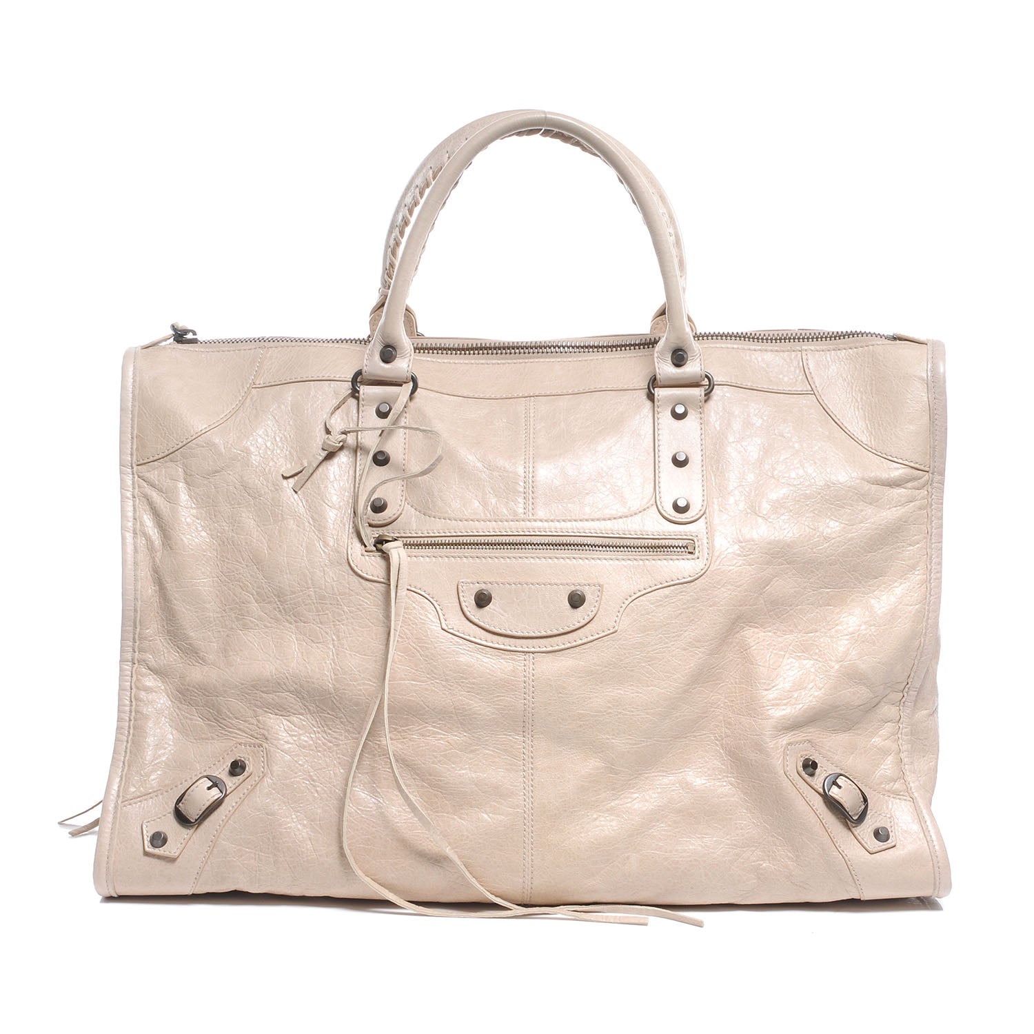 Balenciaga Agneau Weekender Praline 1 of 7